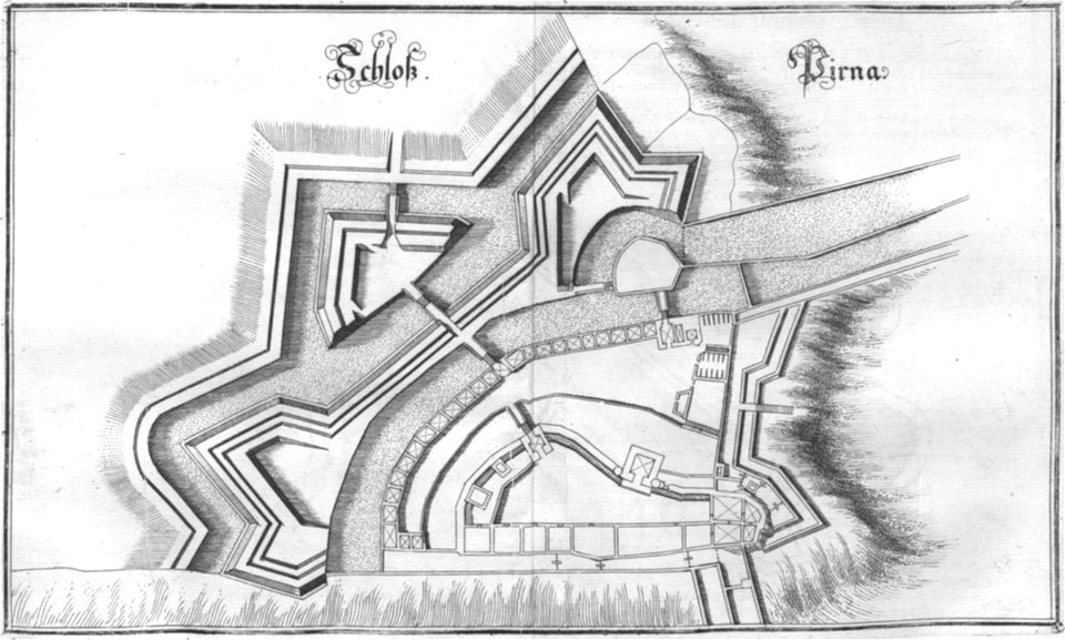 Pirna Schloß (Merian)