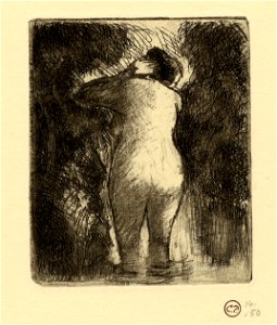 Pissarro - Baigneuse vue de dos, 1920,0617.6