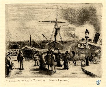 Pissarro - Cours Boieldieu, à Rouen, 1907,1115.2