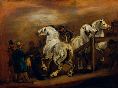 Piotr von Michalowski - Pferdemarkt - 1685 - Österreichische Galerie Belvedere