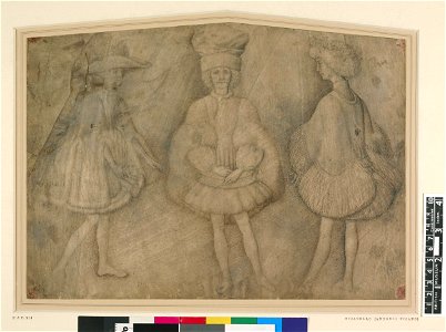Pisanello - Three men standing, 1846,0509.143, 1433 (circa)
