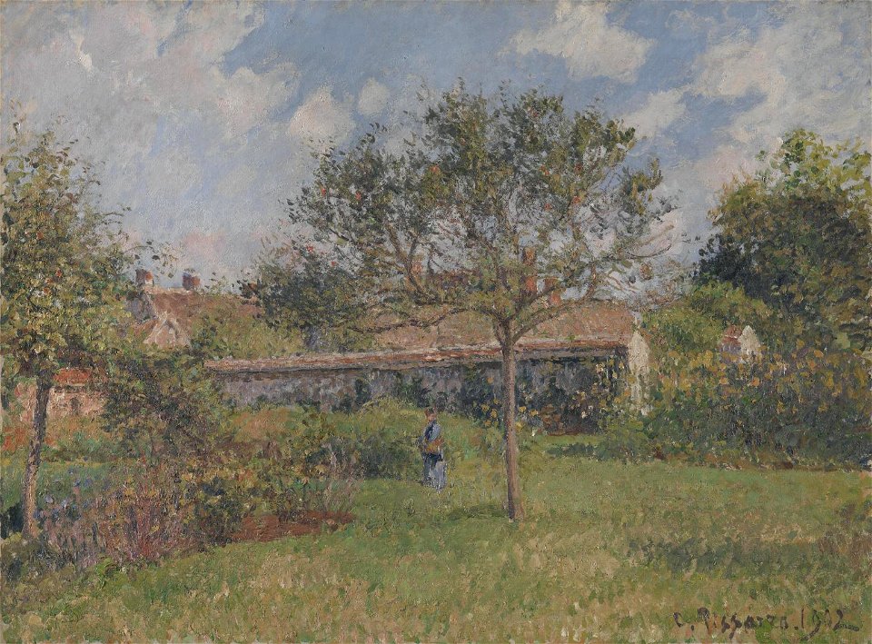 Pissarro - A Corner of the Meadow at Eragny, 1902