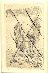 Pissarro - Femme cueillant des choux, WA1955.54.51