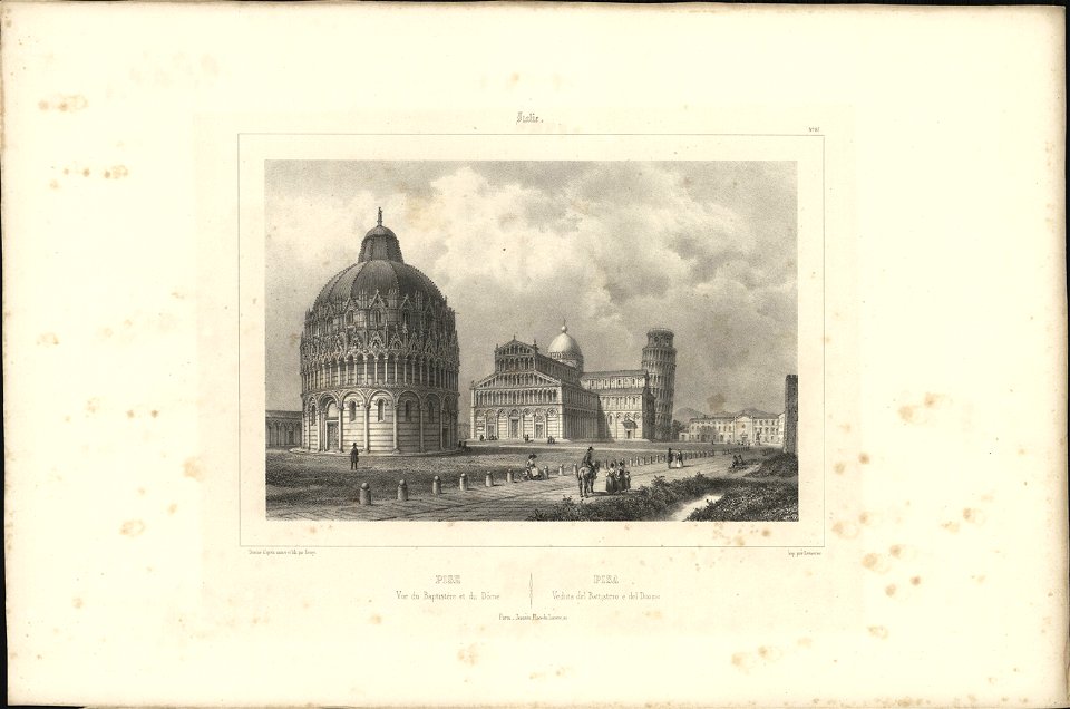 Pise Vue du Baptistère, objectnr A 57904