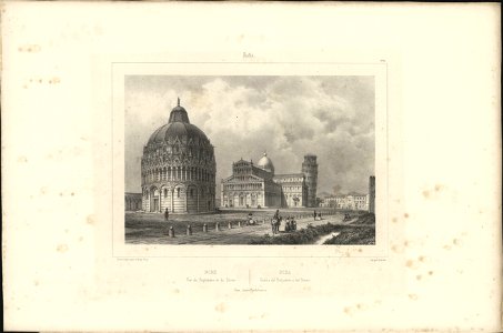 Pise Vue du Baptistère, objectnr A 57904