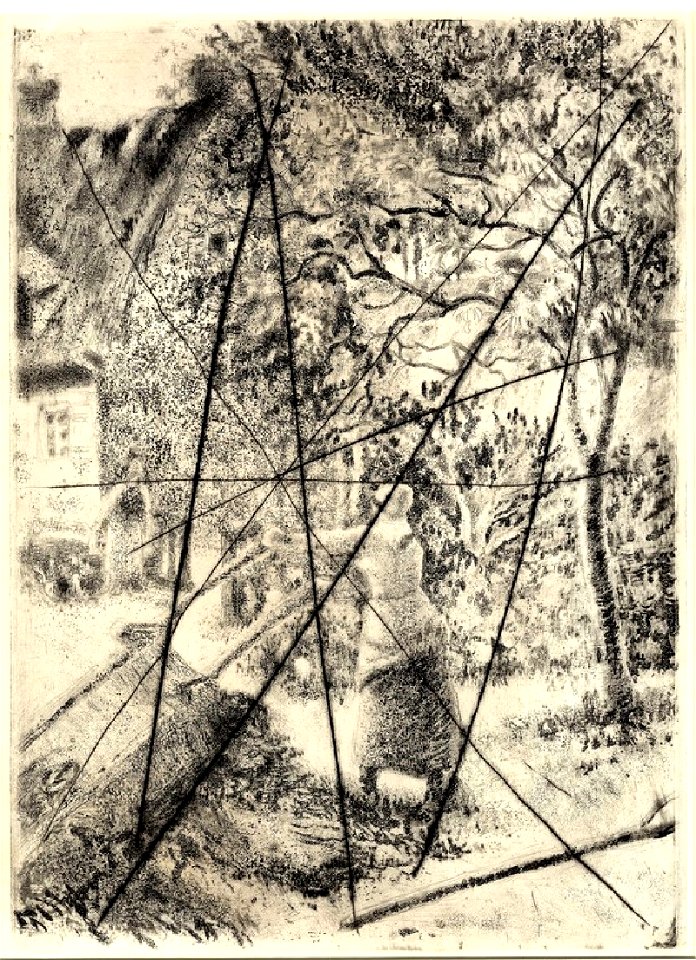 Pissarro - Femme vidant une brouette, WA1955.54.20