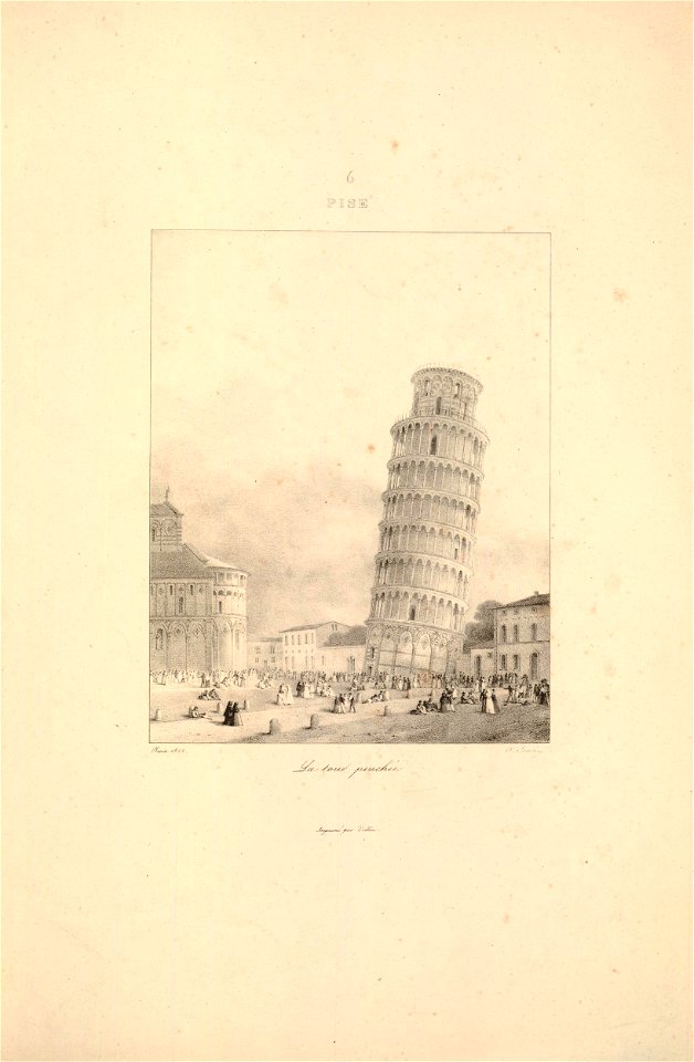 Pise - la tour penchée (BM 1920,0420.95)