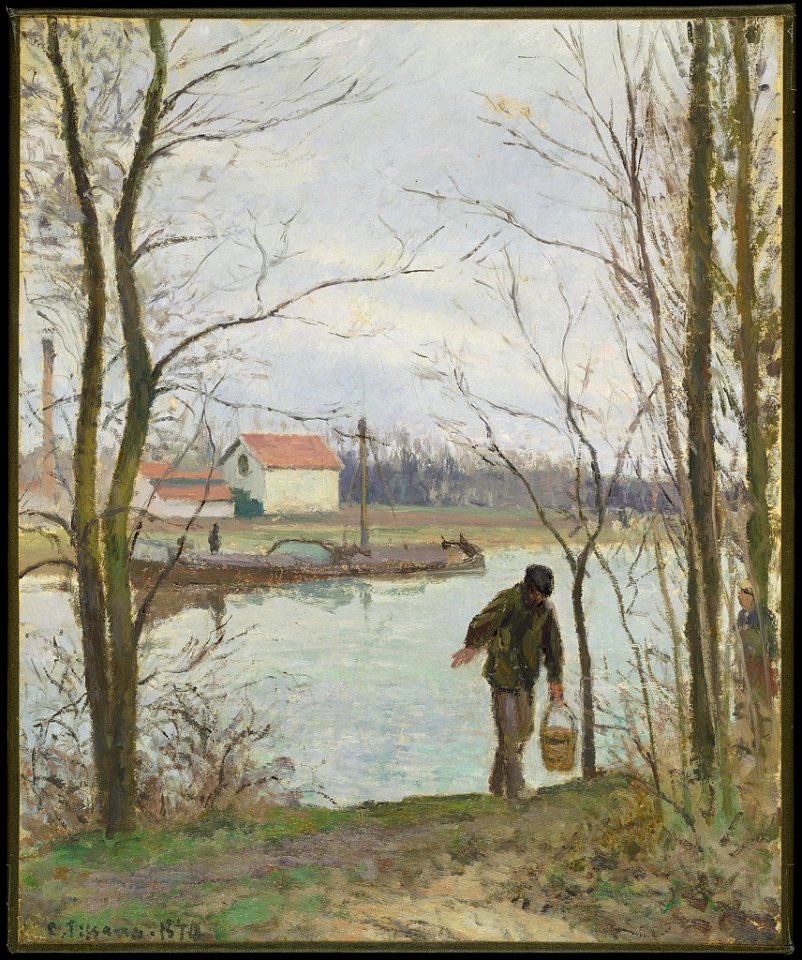 Pissarro - Banks of the Oise, 1874