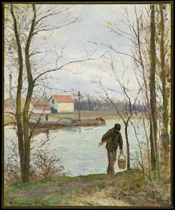 Pissarro - Banks of the Oise, 1874