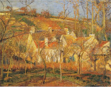 Pissarro - Die roten Dächer - 1877