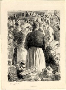 Pissarro - Marché à Pontoise, 1949,0411.3366