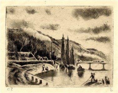 Pissarro - Côte Sainte-Catherine, à Rouen, 1949,0411.2603