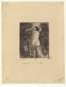 Pissarro - Baigneuse vue de dos, 4e état, btv1b69552593