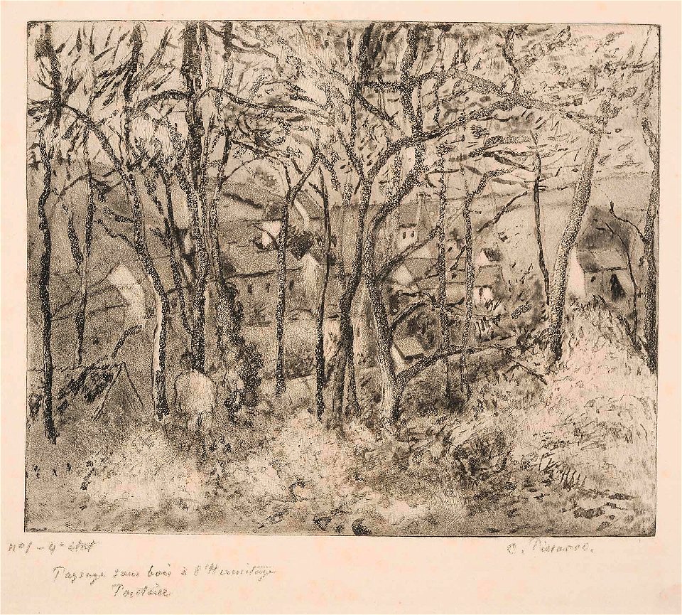 Pissarro - Wooded Undergrowth at L'Hermitage, Pontoise, 1971.268