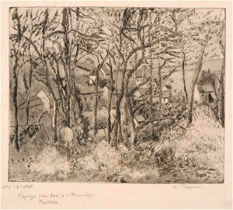 Pissarro - Wooded Undergrowth at L'Hermitage, Pontoise, 1971.268