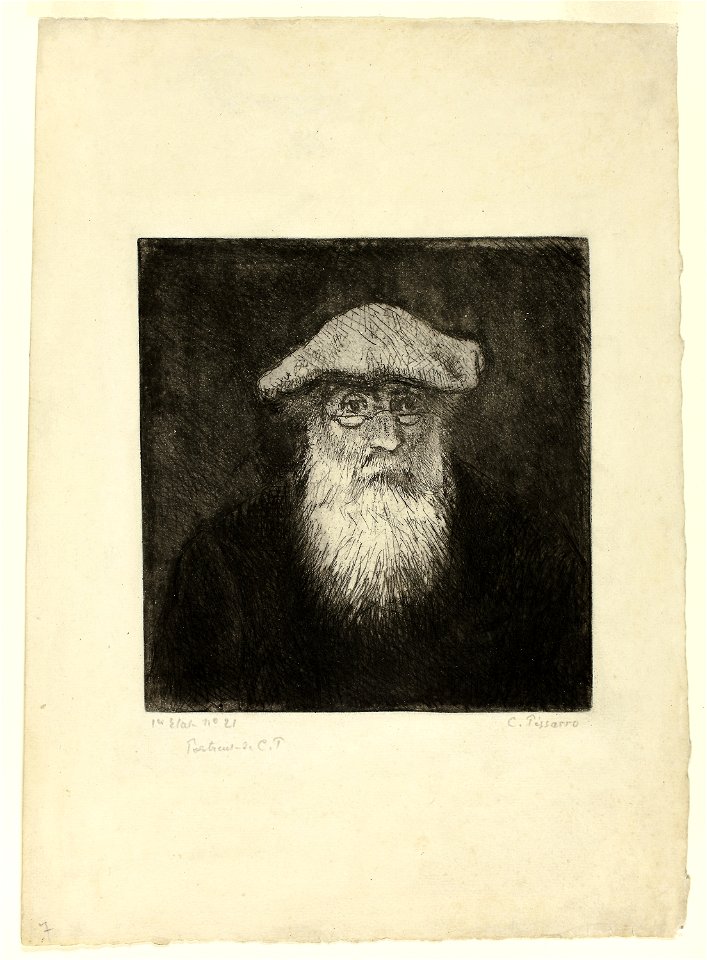 Pissarro - Camille Pissarro, A Self-Portrait, 1986.106