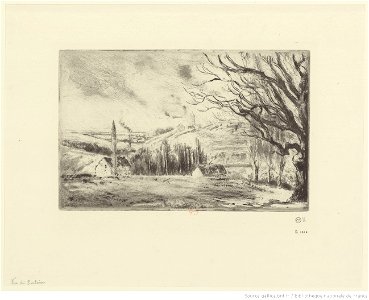 Pissarro - Vue de Pontoise, 7e état, btv1b6955165g