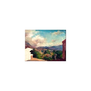Pissarro - PAYSAGE DE MONTAGNE À SAINT-THOMAS, ANTILLES