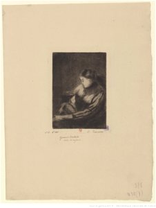 Pissarro - Mère et enfant, 6e état, btv1b6955133h