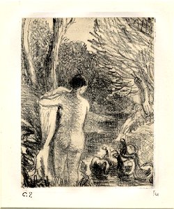 Pissarro - Gardeuse d'oies nue, WA2003.541