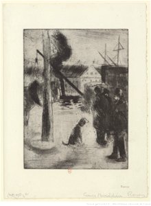 Pissarro - Cours Boieldieu, Rouen, 2nd état, btv1b6955145q