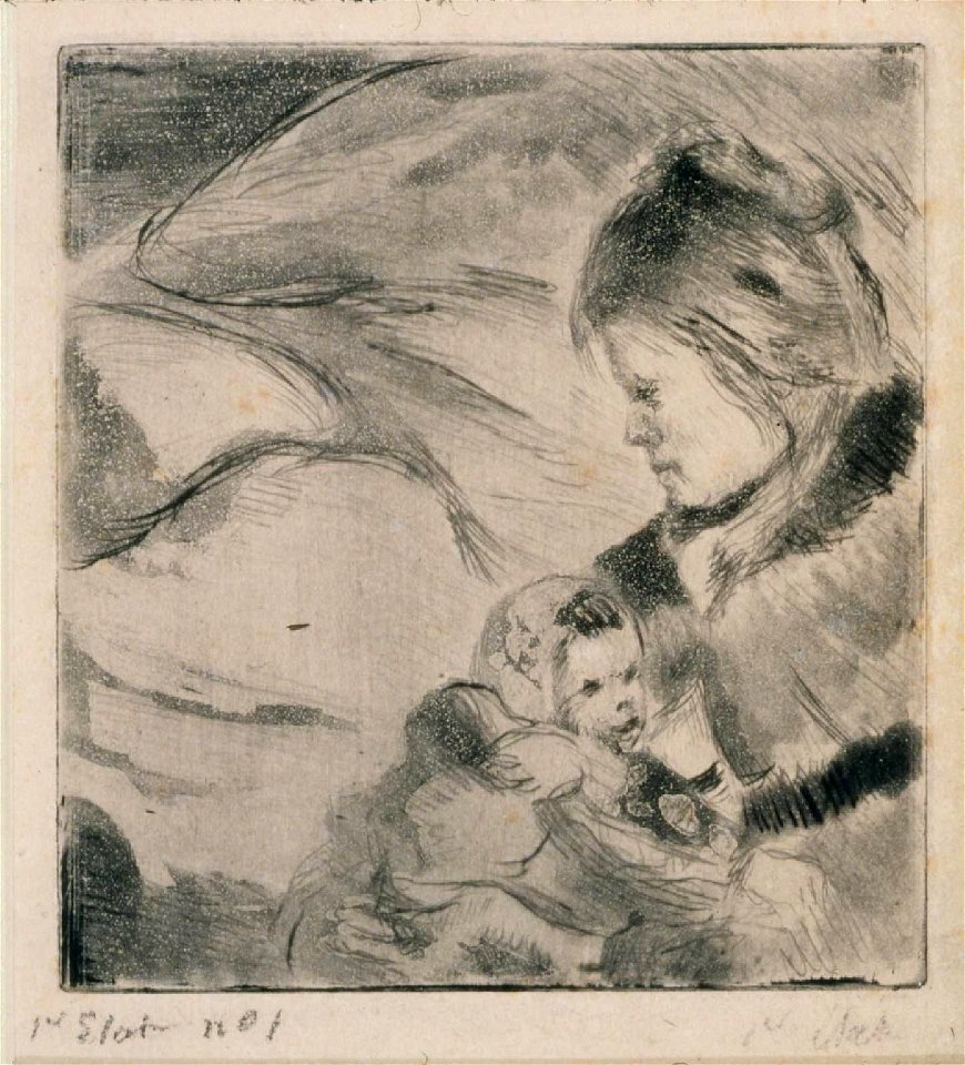 Pissarro - Mother Nursing her Child, 1971.152