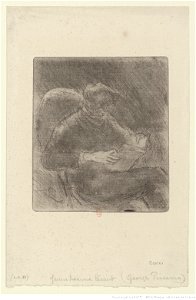 Pissarro - Jeune homme lisant (Georges Pissarro), btv1b6955207c