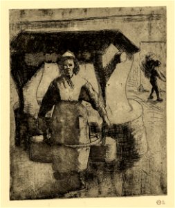 Pissarro - Paysanne au puits, 1920,0617.9