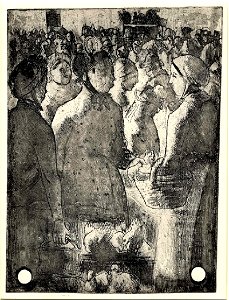 Pissarro - Marché à la volaille, à Gisors, WA1955.54.69