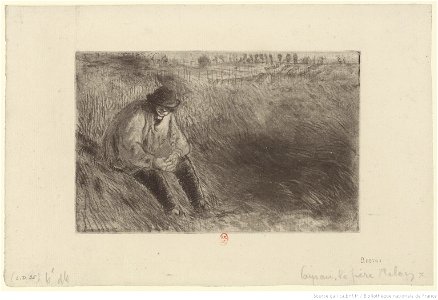 Pissarro - Paysan, le père Melon, 6e état, btv1b6955120w
