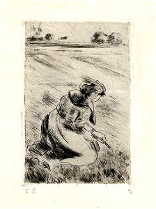 Pissarro - La Sarcleuse, WA1952.6.581