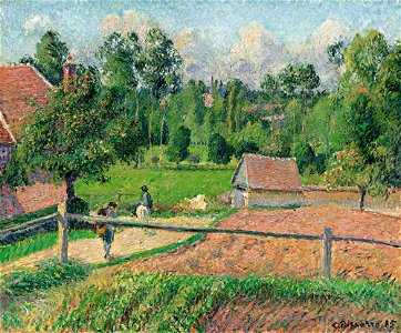 Camille Pissarro - Vue de la fenêtre de l'artiste, Eragny