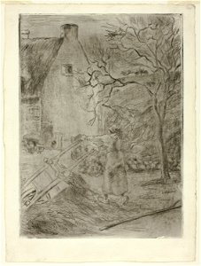 Pissarro - Woman Emptying a Wheelbarrow, 1957.329