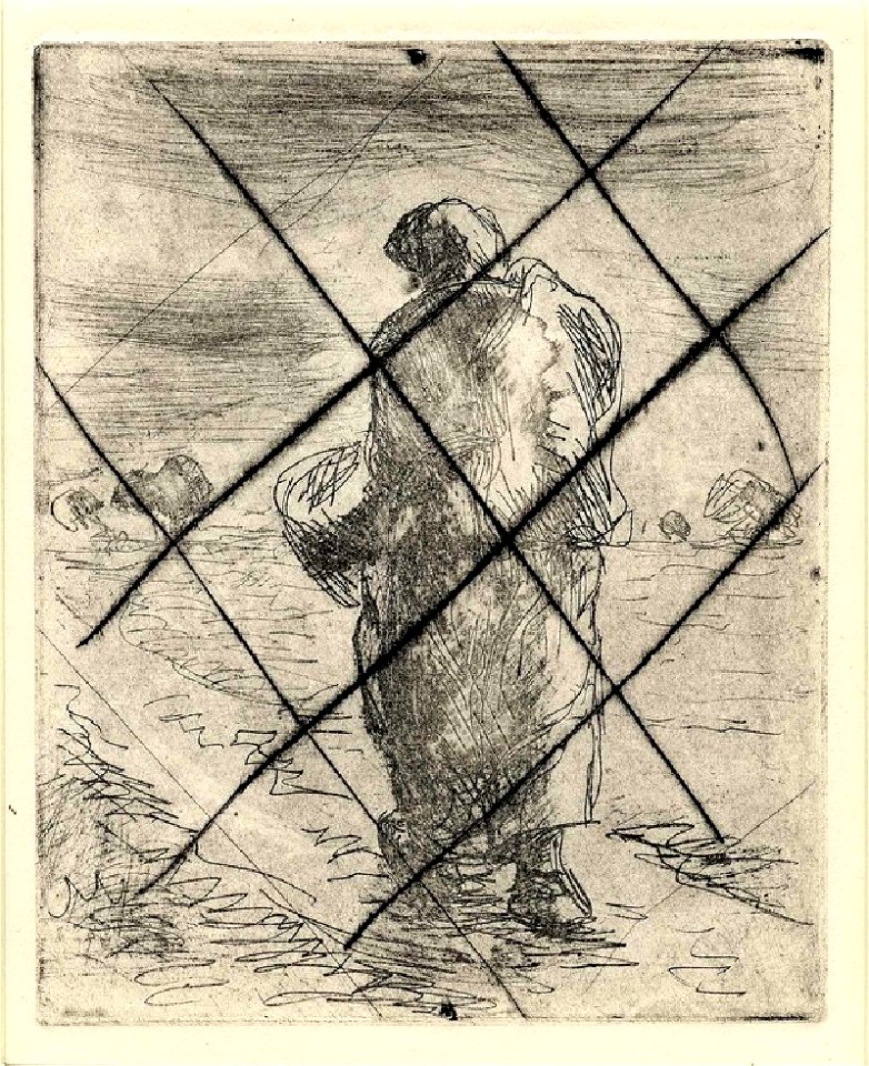 Pissarro - Paysanne marchant, WA1955.54.60