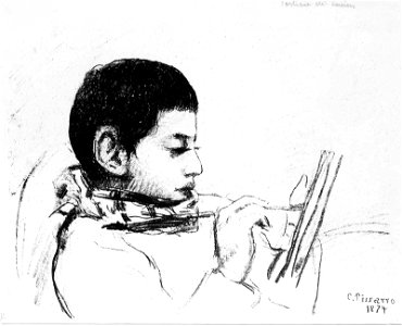 Pissarro - Portrait of the Artist's Son, Lucien, 1972.54