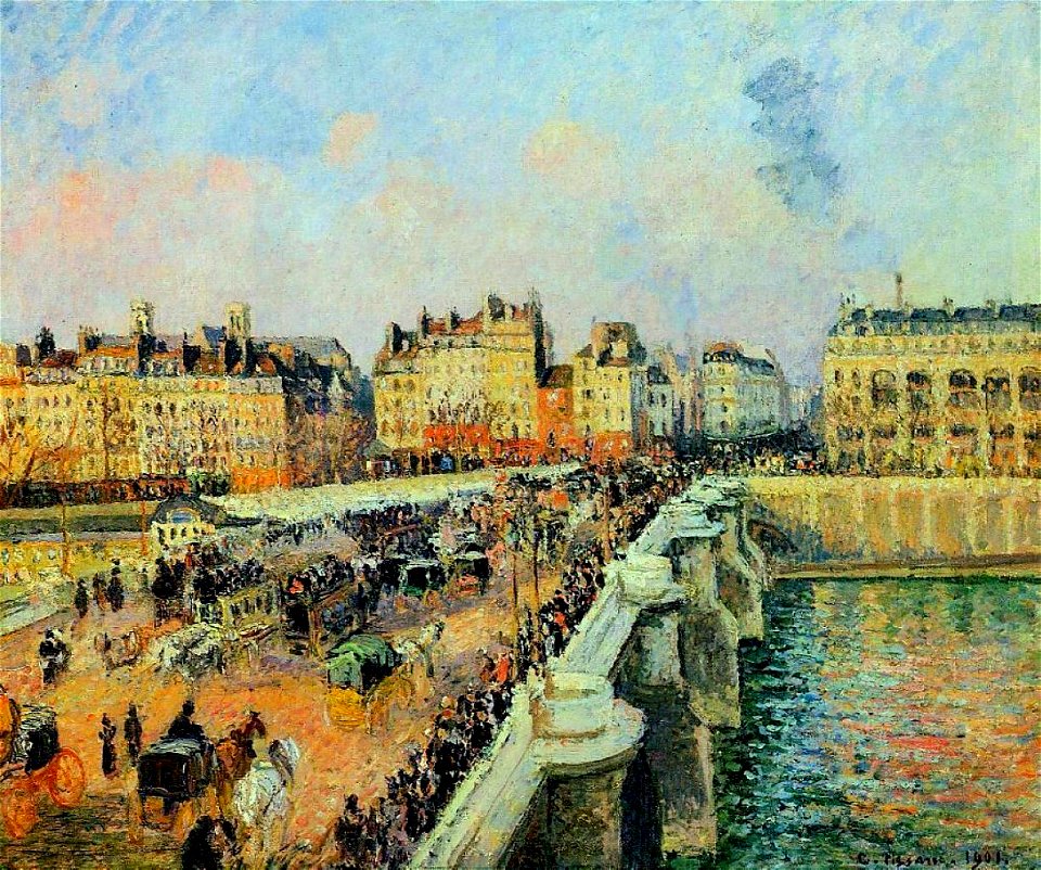 Pissarro The-pont-neuf-afternoon-1901