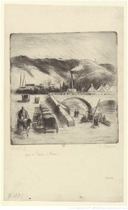 Pissarro - Quai de Paris, à Rouen, 5e état, btv1b6955274s