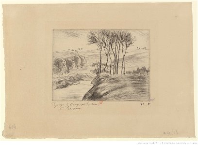 Pissarro - Paysage à Osny, btv1b6955184t