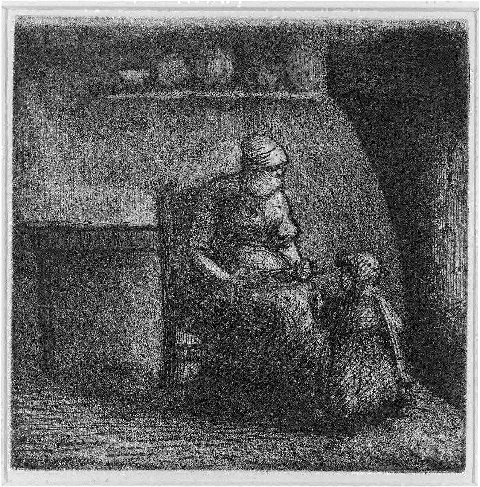Pissarro - Peasant Woman Feeding a Child, 1977.741