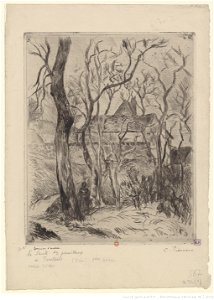 Pissarro - La sente des pouilleux à Pontoise, btv1b6955127s