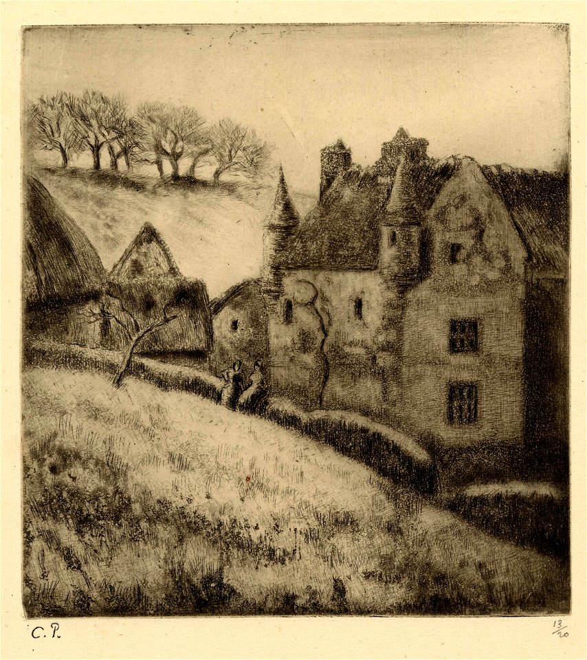 Pissarro - La Ferme à Noel (Osny), 1924,0512.21