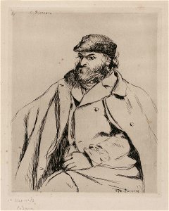 Pissarro - Portrait of Paul Cézanne, 2001.704