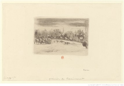 Pissarro - Prairies de Bazincourt, 4e état, btv1b69552044