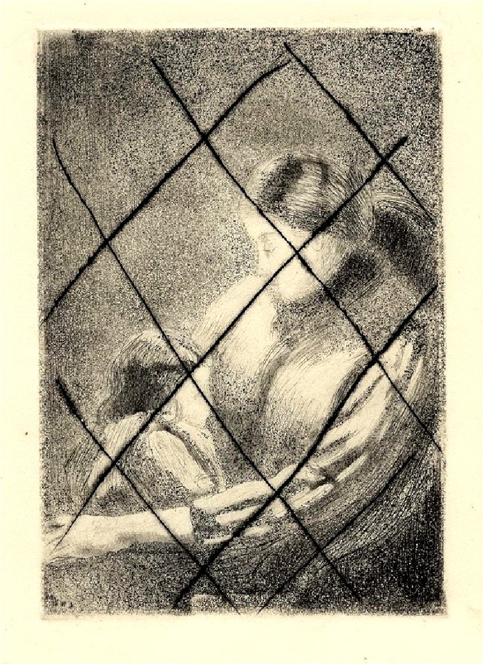 Pissarro - Mère et enfant, WA1955.54.23