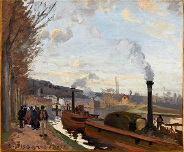 Pissarro - Die Seine bei Port Marly (La Seine à Port Marly), 1872