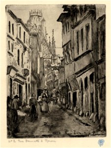 Pissarro - Rue Damiette, à Rouen, 1907,1115.4