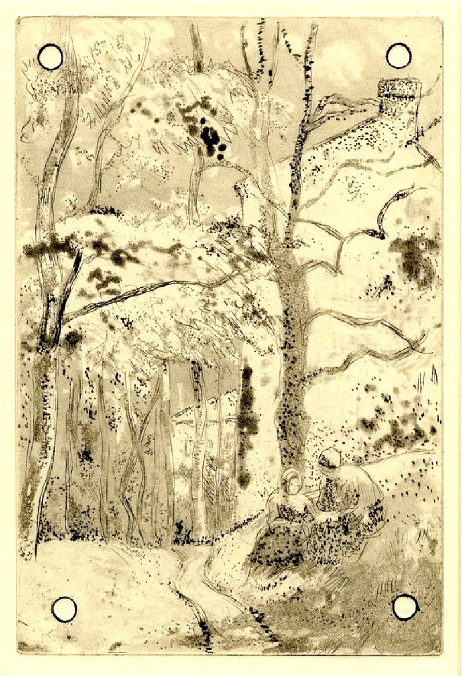 Pissarro - La Maison Rondest, à l'Hermitage, WA1955.54.22