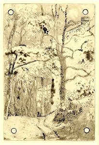 Pissarro - La Maison Rondest, à l'Hermitage, WA1955.54.22