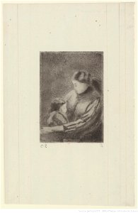Pissarro - Mère et enfant, 8e état, btv1b6955134x