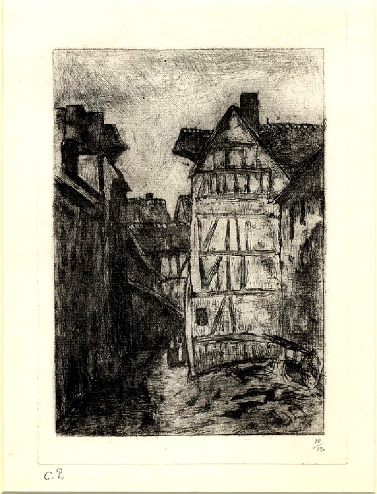 Pissarro - Rue Géricault à Rouen, WA2003.531